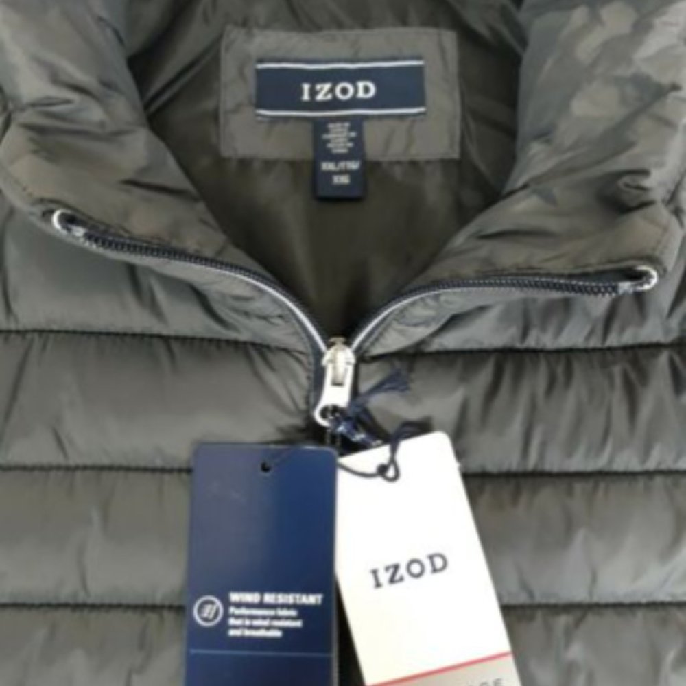 Izod Advantage Performance LightWeight Puffer Vest - Picture 4 of 6